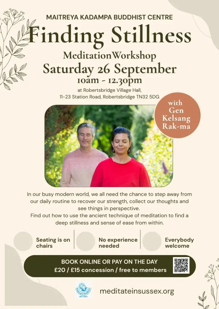 Finding Stillness Meditation Workshop